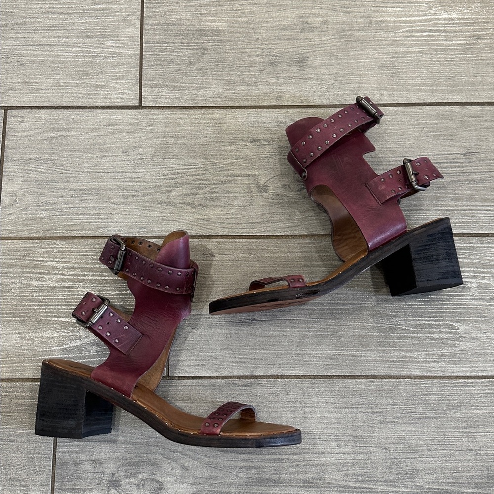 Free People Happiness Block Heel Sandals Size 10US/41EU New! - Picture 6 of 9
